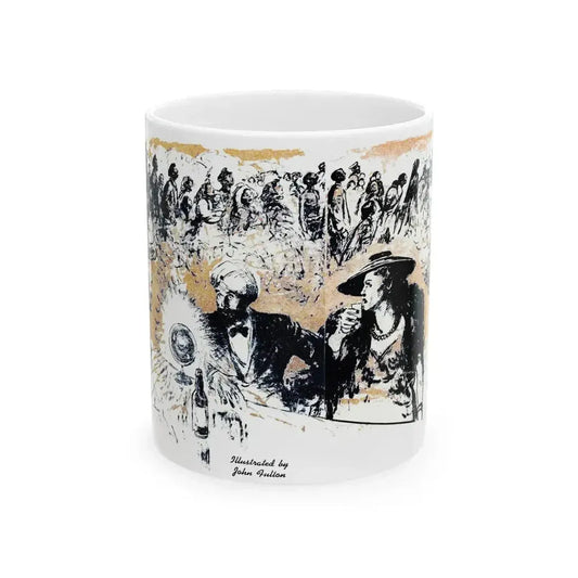 At Two Eight, Blue Book Magazine, February 1946 - White Coffee Mug 11oz - Go Mug Yourself