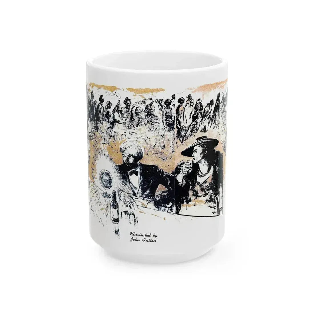 At Two Eight, Blue Book Magazine, February 1946 - White Coffee Mug 15oz - Go Mug Yourself