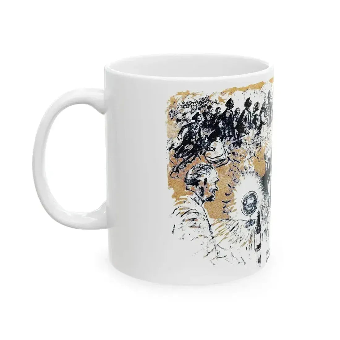 At Two Eight, Blue Book Magazine, February 1946 - White Coffee Mug - Go Mug Yourself