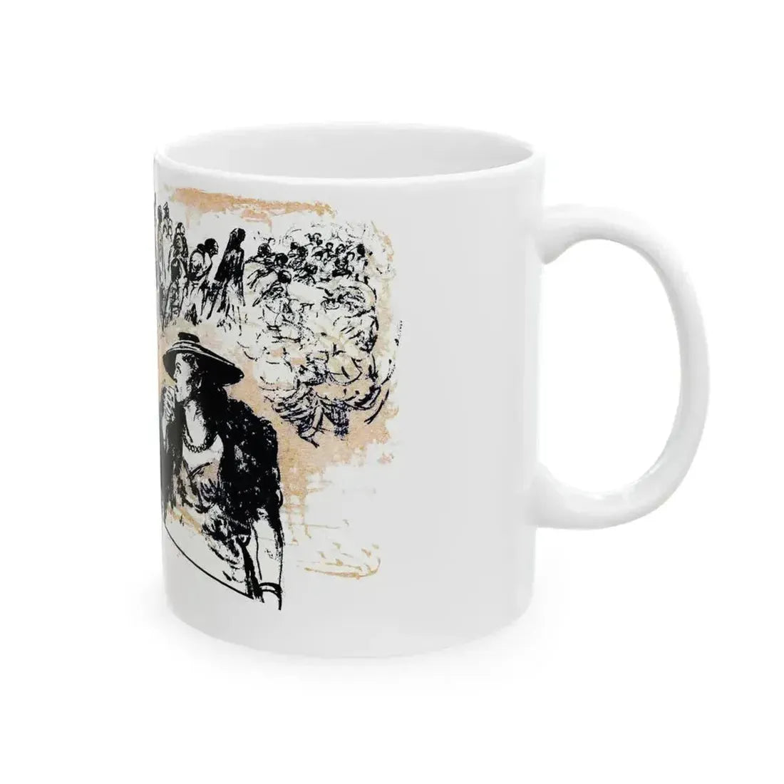 At Two Eight, Blue Book Magazine, February 1946 - White Coffee Mug - Go Mug Yourself