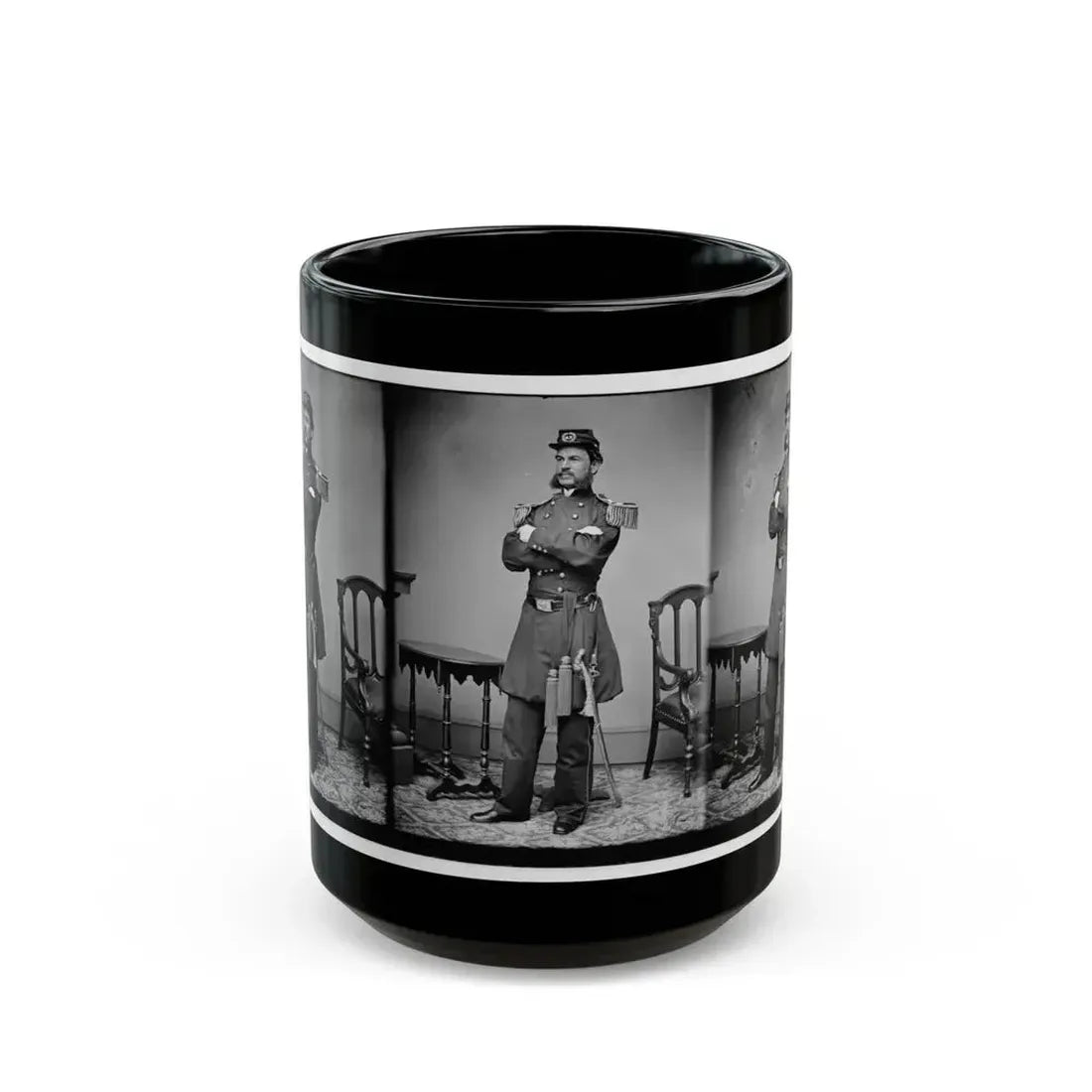 A.T.A.Torbert (U.S. Civil War) Black Coffee Mug 15oz - Go Mug Yourself