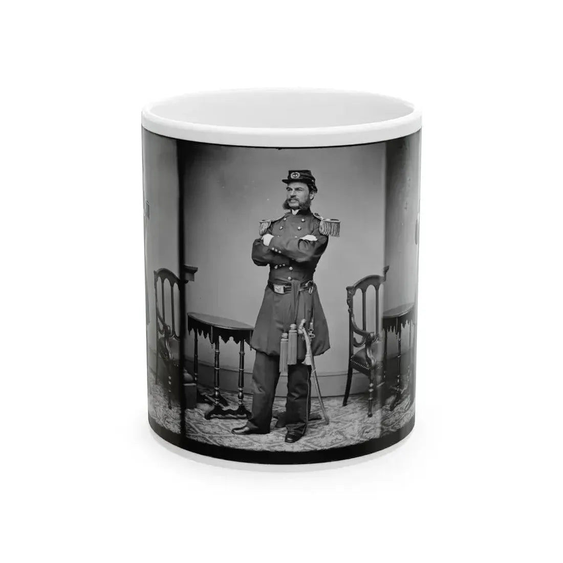 A.T.A.Torbert (U.S. Civil War) White Coffee Mug 11oz - Go Mug Yourself