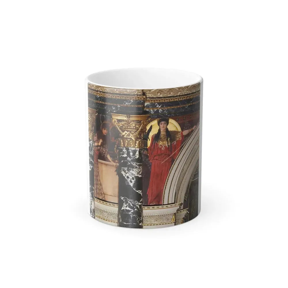 Athena, Klimt, at the Kunsthistorisches in Vienna - Color Changing Mug 11oz 11oz - Go Mug Yourself
