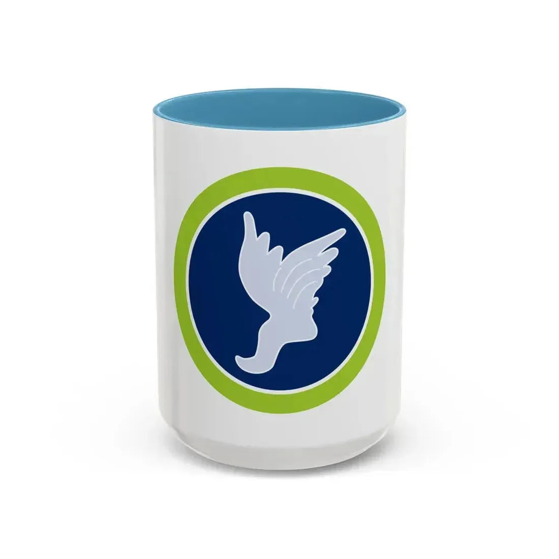 Athletics (Boy Scout Merit Badge) Accent Coffee Mug 15oz Light Blue - Go Mug Yourself