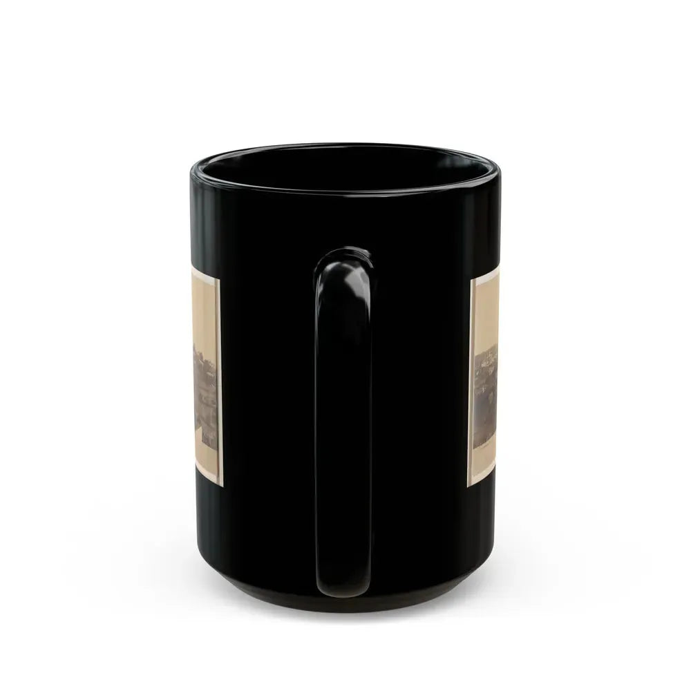 Atlanta, Before Being Burnt By Order Of Gen'l. Sherman, From The Cupola Of The Female Seminary (U.S. Civil War) Black Coffee Mug - Go Mug Yourself