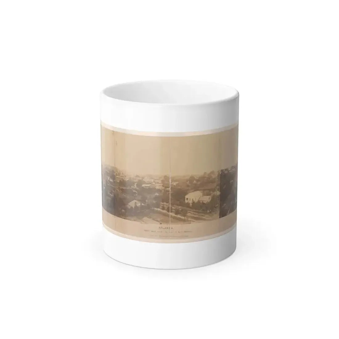 Atlanta, Before Being Burnt  by Order of Gen'l. Sherman, From the Cupola of the Female Seminary (U.S. Civil War) Color Changing Coffee Mug 11oz Default Title - Go Mug Yourself