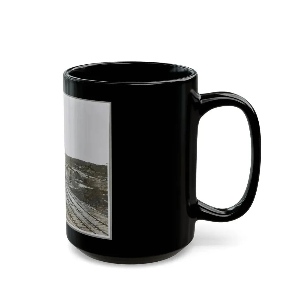 Atlanta, Ga, 1864. Destruction Of Hood's Ordnance Train, Georgia Central Railroad (U.S. Civil War) Black Coffee Mug - Go Mug Yourself