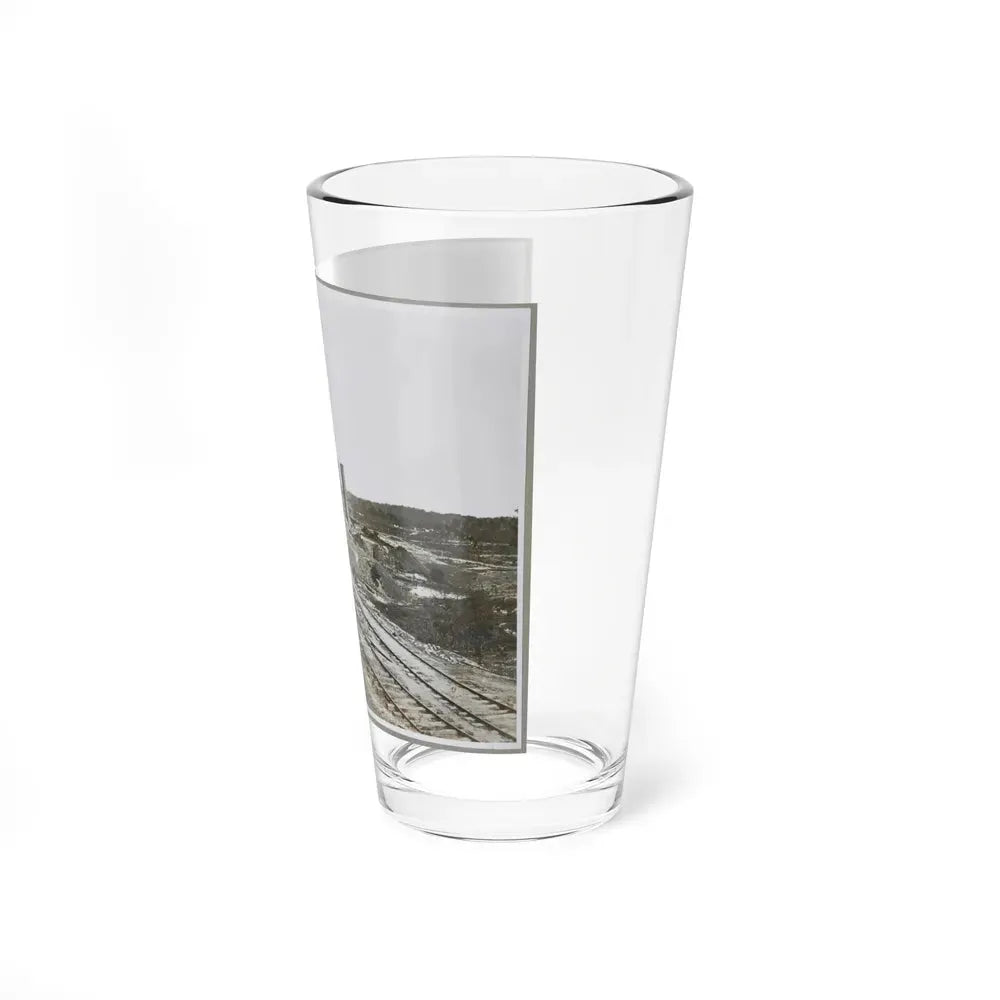 Atlanta, Ga, 1864. Destruction Of Hood's Ordnance Train, Georgia Central Railroad (U.S. Civil War) Pint Glass 16oz - Go Mug Yourself
