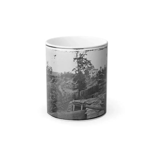 Atlanta, Ga. Confederate Palisades and Chevaux-De-Frise Near Potter House (U.S. Civil War) Color Changing Coffee Mug 11oz Default Title - Go Mug Yourself