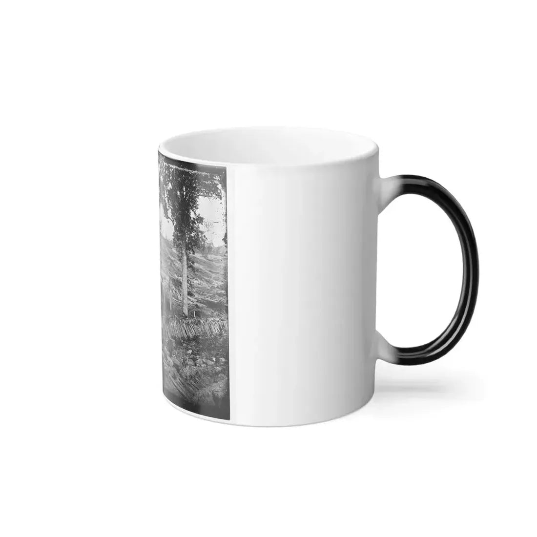 Atlanta, Ga. Confederate Palisades, on North Side of City (U.S. Civil War) Color Changing Coffee Mug 11oz - Go Mug Yourself