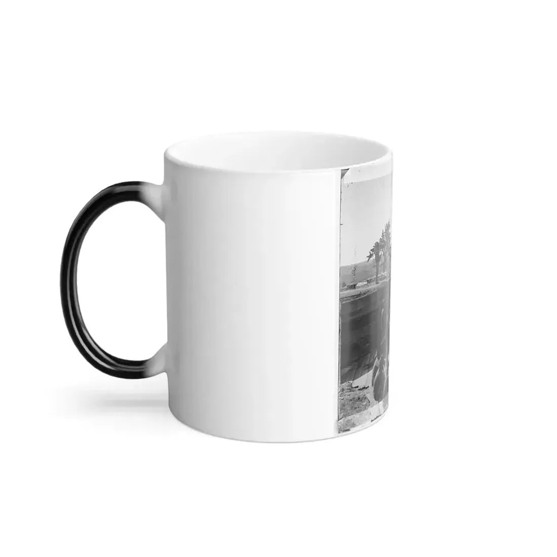Atlanta, Ga. Federal Soldiers by Gun in Captured Fort (U.S. Civil War) Color Changing Coffee Mug 11oz - Go Mug Yourself
