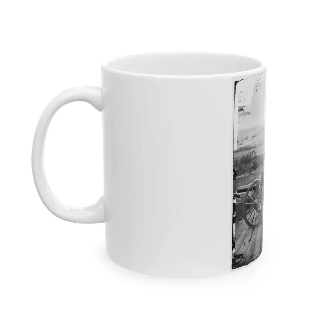 Atlanta, Ga. Gen. William T. Sherman On Horseback At Federal Fort No. 7(2) (U.S. Civil War) White Coffee Mug - Go Mug Yourself