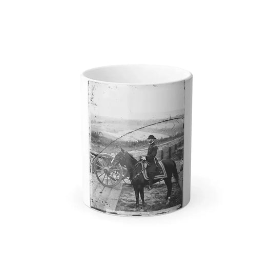 Atlanta, Ga. Gen. William T. Sherman on Horseback at Federal Fort No. 7 (U.S. Civil War) Color Changing Coffee Mug 11oz Default Title 11oz - Go Mug Yourself