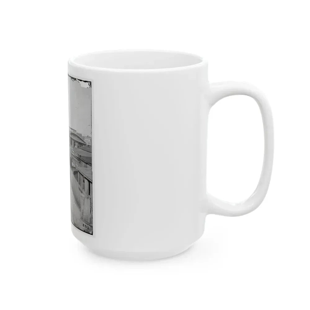 Atlanta, Ga. Railroad Depot; A Nearer View (U.S. Civil War) White Coffee Mug - Go Mug Yourself