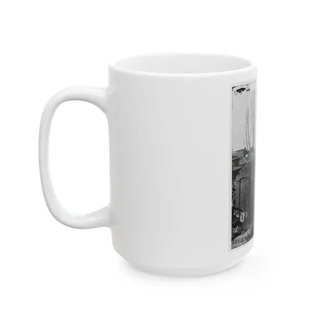 Atlanta, Ga. Ruins Of Depot, Blown Up On Sherman's Departure (U.S. Civil War) White Coffee Mug - Go Mug Yourself