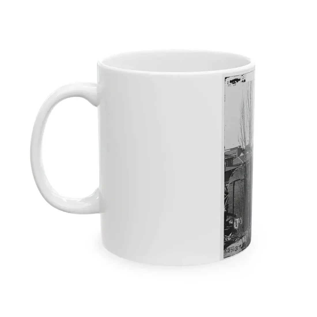 Atlanta, Ga. Ruins Of Depot, Blown Up On Sherman's Departure (U.S. Civil War) White Coffee Mug - Go Mug Yourself