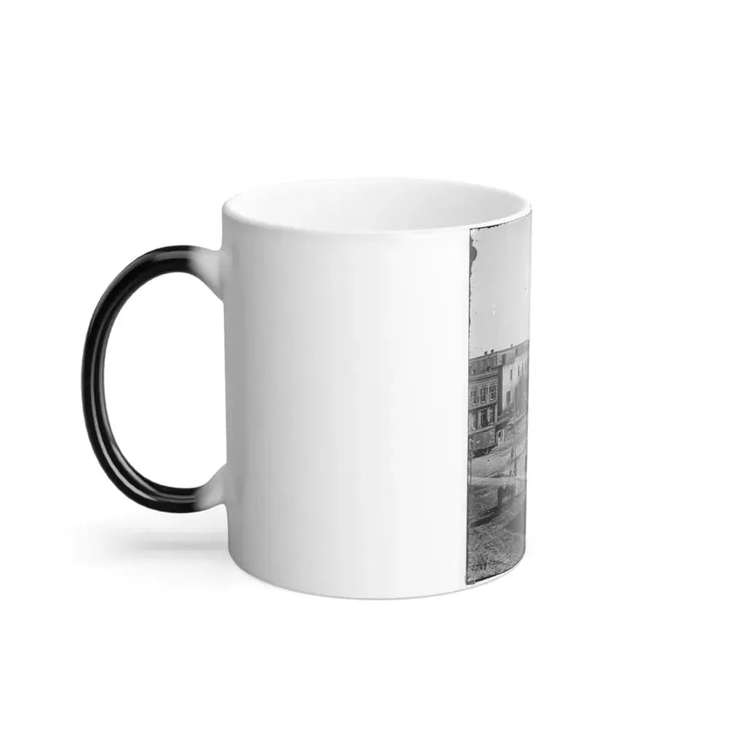 Atlanta, Ga. Soldiers on Boxcars at Railroad Depot (U.S. Civil War) Color Changing Coffee Mug 11oz - Go Mug Yourself