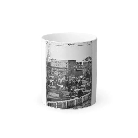 Atlanta, Ga. Trout House, Masonic Hall, and Federal Encampment on Decatur Street (U.S. Civil War) Color Changing Coffee Mug 11oz Default Title 11oz - Go Mug Yourself