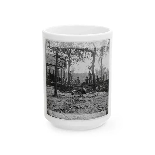Atlanta, Ga., Vicinity. Federal Pickets Before The City (U.S. Civil War) White Coffee Mug 15oz - Go Mug Yourself
