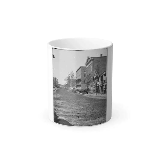 Atlanta, Ga. View on Decatur Street, Showing Trout House and Masonic Hall (U.S. Civil War) Color Changing Coffee Mug 11oz Default Title 11oz - Go Mug Yourself