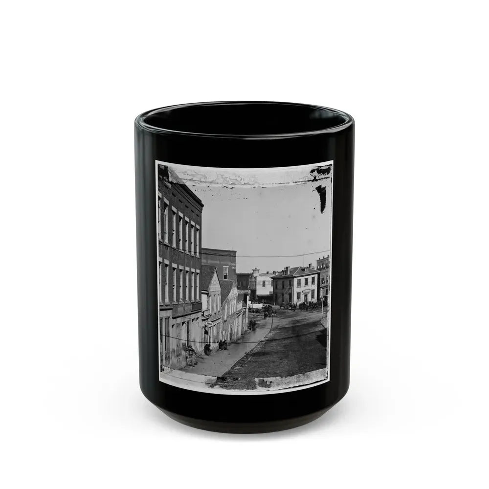 Atlanta, Ga. View On Whitehall Street (U.S. Civil War) Black Coffee Mug 15oz - Go Mug Yourself