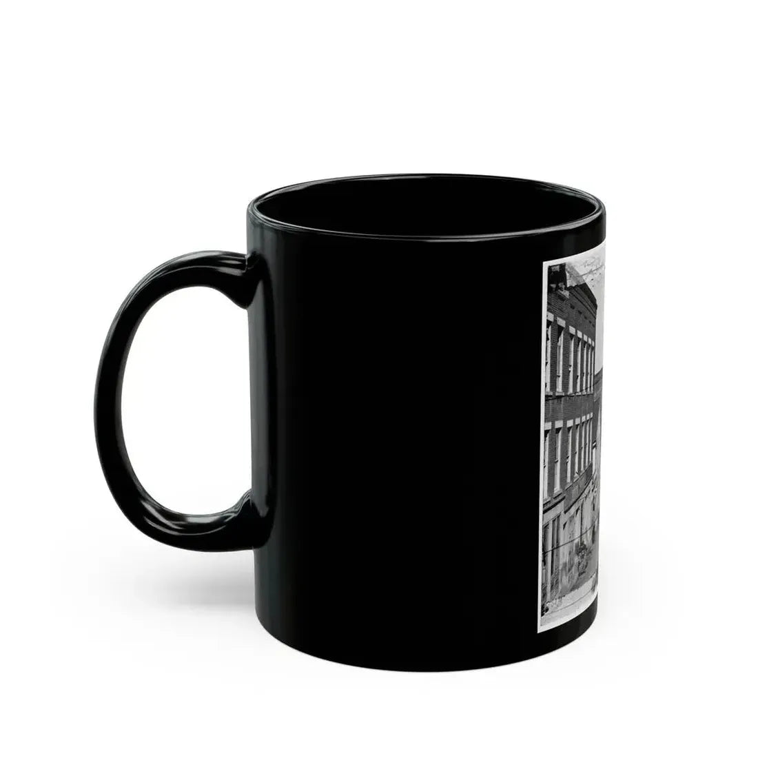 Atlanta, Ga. View On Whitehall Street (U.S. Civil War) Black Coffee Mug - Go Mug Yourself