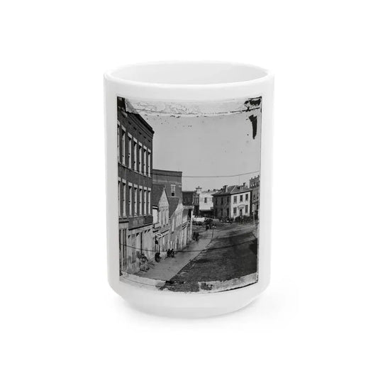 Atlanta, Ga. View On Whitehall Street (U.S. Civil War) White Coffee Mug 15oz - Go Mug Yourself