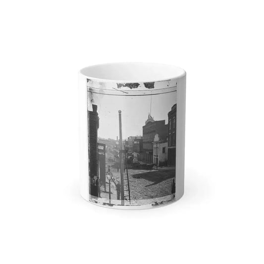 Atlanta, Ga. Wagon Train on Marietta Street (U.S. Civil War) Color Changing Coffee Mug 11oz Default Title 11oz - Go Mug Yourself