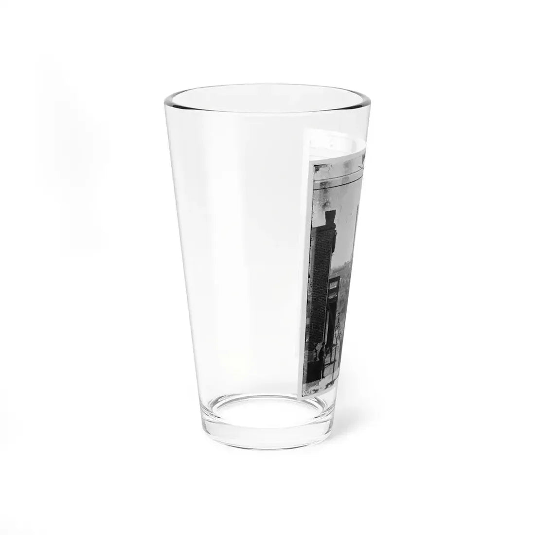 Atlanta, Ga. Wagon Train On Marietta Street (U.S. Civil War) Pint Glass 16oz - Go Mug Yourself