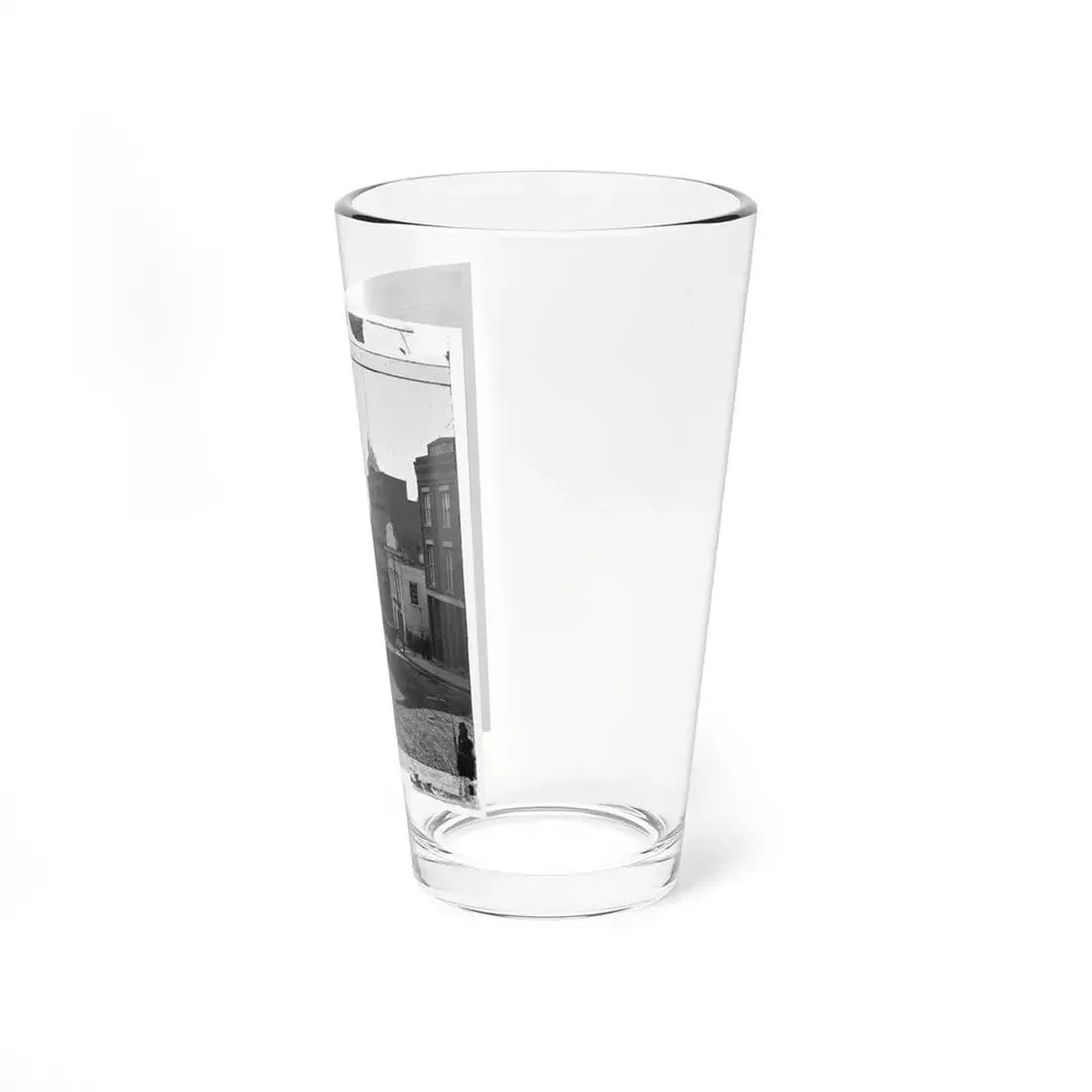Atlanta, Ga. Wagon Train On Marietta Street (U.S. Civil War) Pint Glass 16oz - Go Mug Yourself