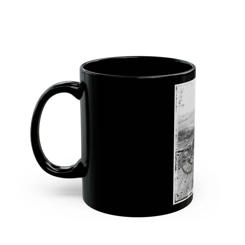 Atlanta, Ga. Gen. William T. Sherman On Horseback At Federal Fort No. 7 (U.S. Civil War) Black Coffee Mug-Go Mug Yourself