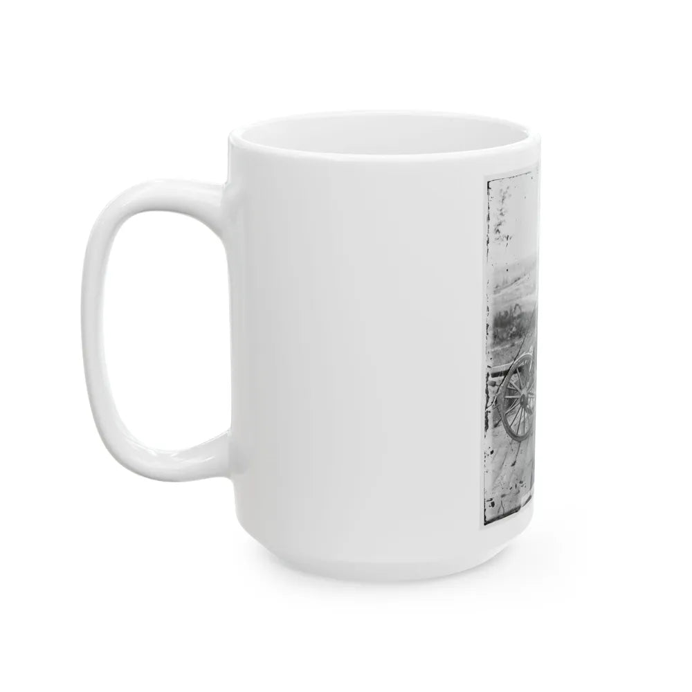 Atlanta, Ga. Gen. William T. Sherman On Horseback At Federal Fort No. 7 (U.S. Civil War) White Coffee Mug-Go Mug Yourself