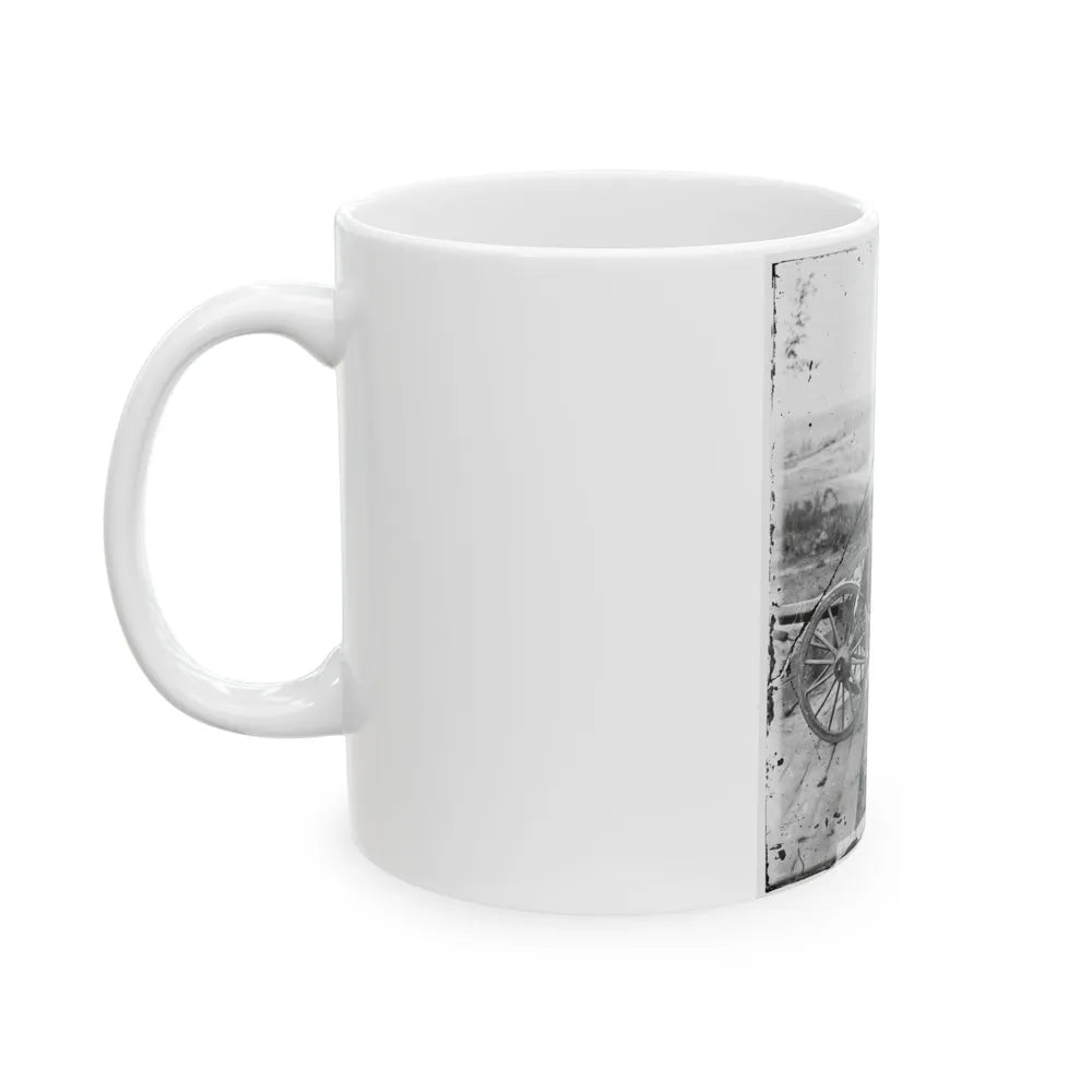 Atlanta, Ga. Gen. William T. Sherman On Horseback At Federal Fort No. 7 (U.S. Civil War) White Coffee Mug-Go Mug Yourself