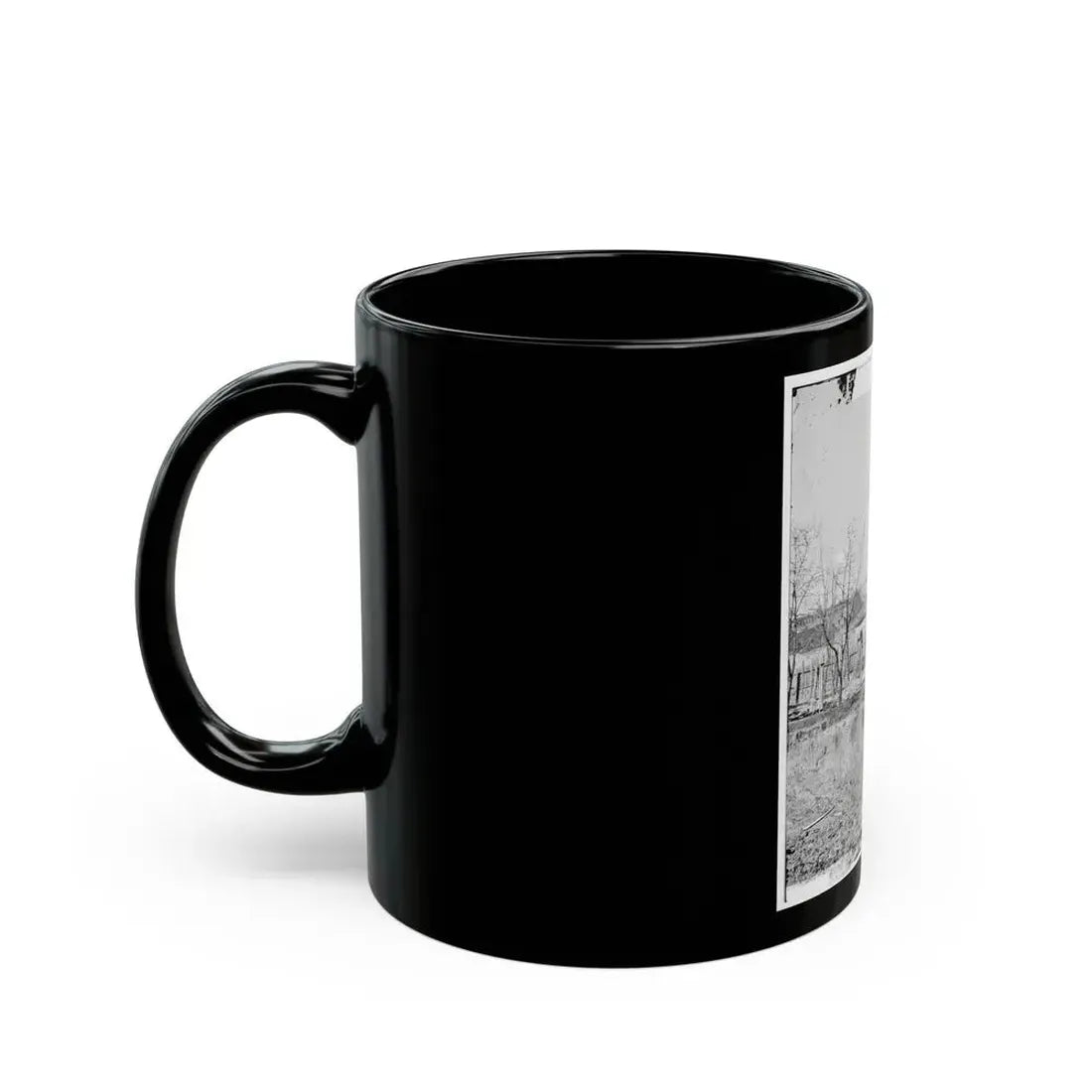 Atlanta, Georgia. Burned Building (U.S. Civil War) Black Coffee Mug - Go Mug Yourself