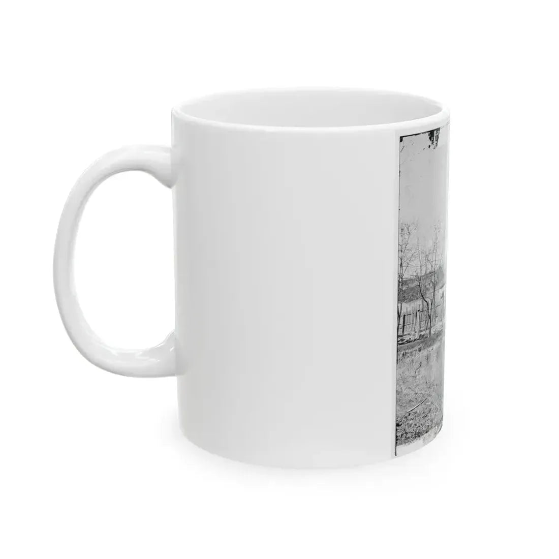 Atlanta, Georgia. Burned Building (U.S. Civil War) White Coffee Mug - Go Mug Yourself