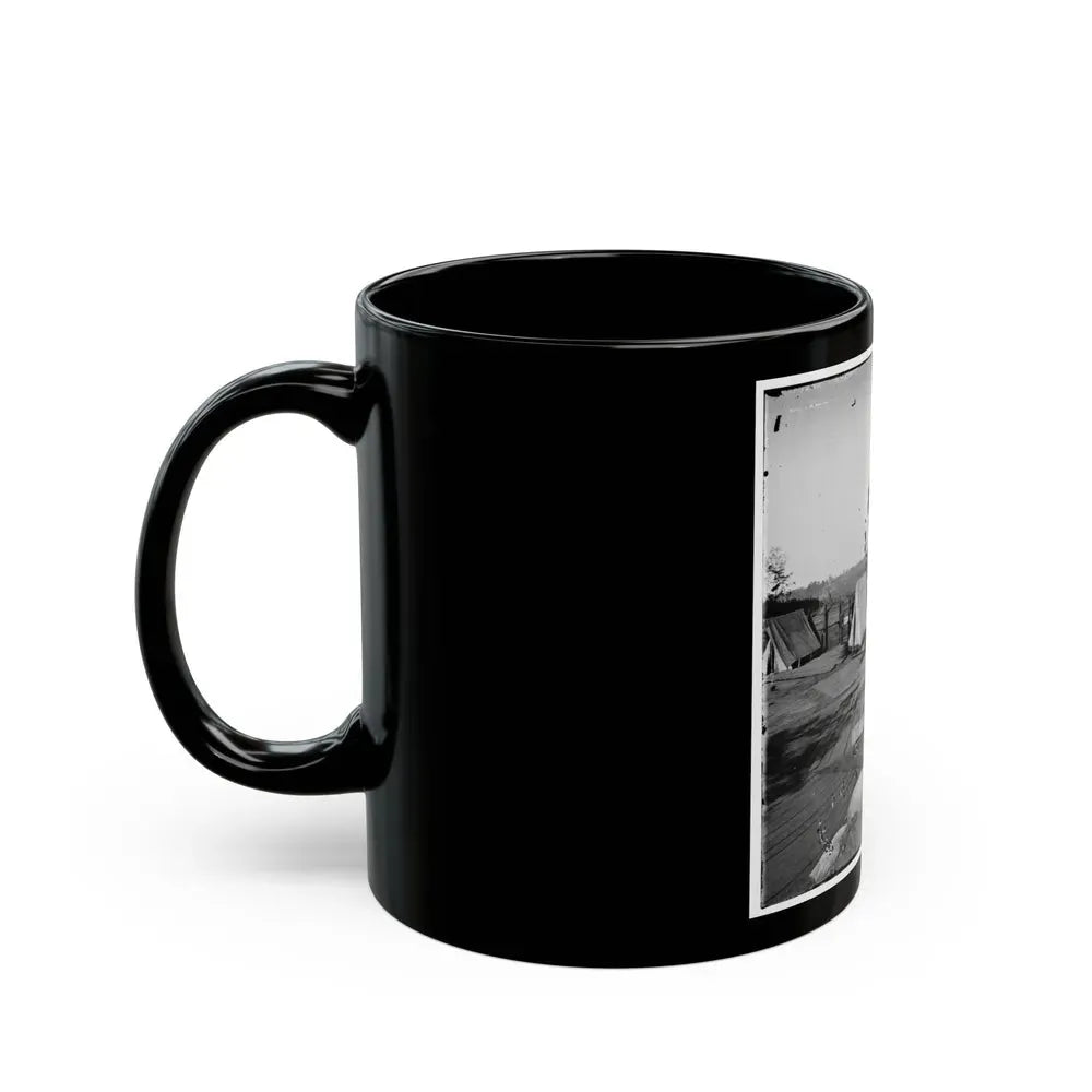 Atlanta, Georgia. Confederate Fort In Front Of Atlanta-2 (U.S. Civil War) Black Coffee Mug - Go Mug Yourself