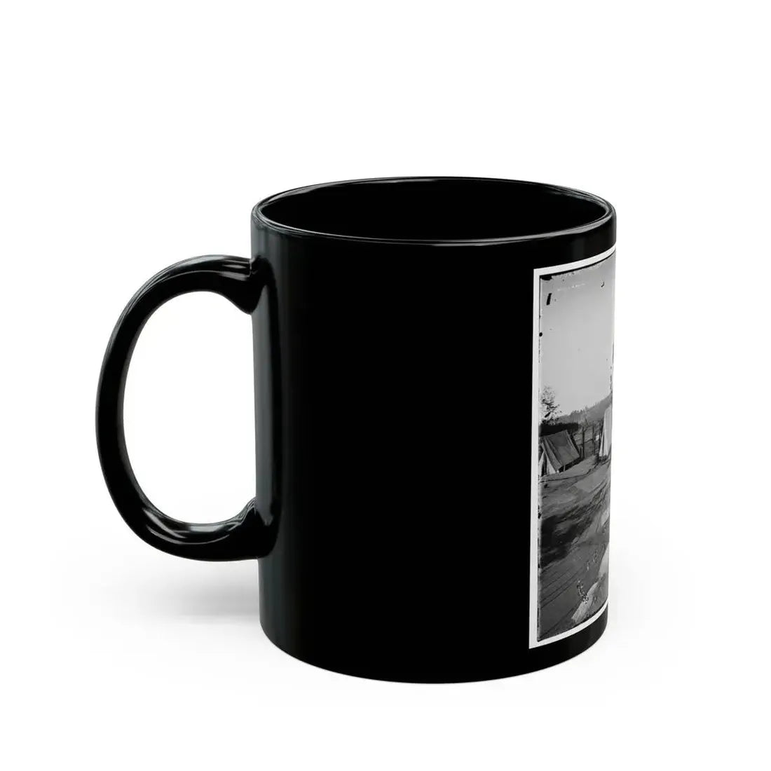 Atlanta, Georgia. Confederate Fort In Front Of Atlanta-2 (U.S. Civil War) Black Coffee Mug - Go Mug Yourself