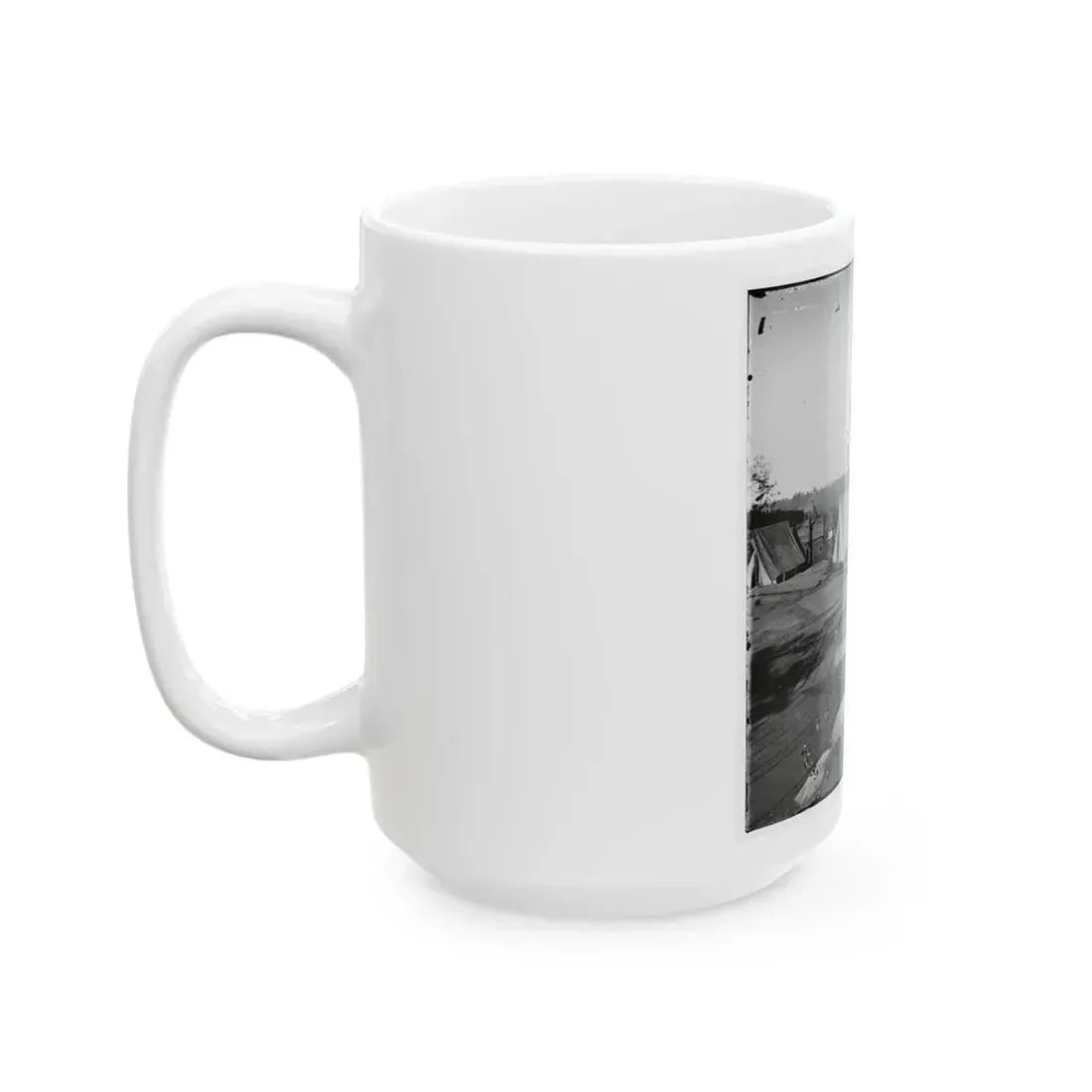 Atlanta, Georgia. Confederate Fort In Front Of Atlanta-2 (U.S. Civil War) White Coffee Mug - Go Mug Yourself