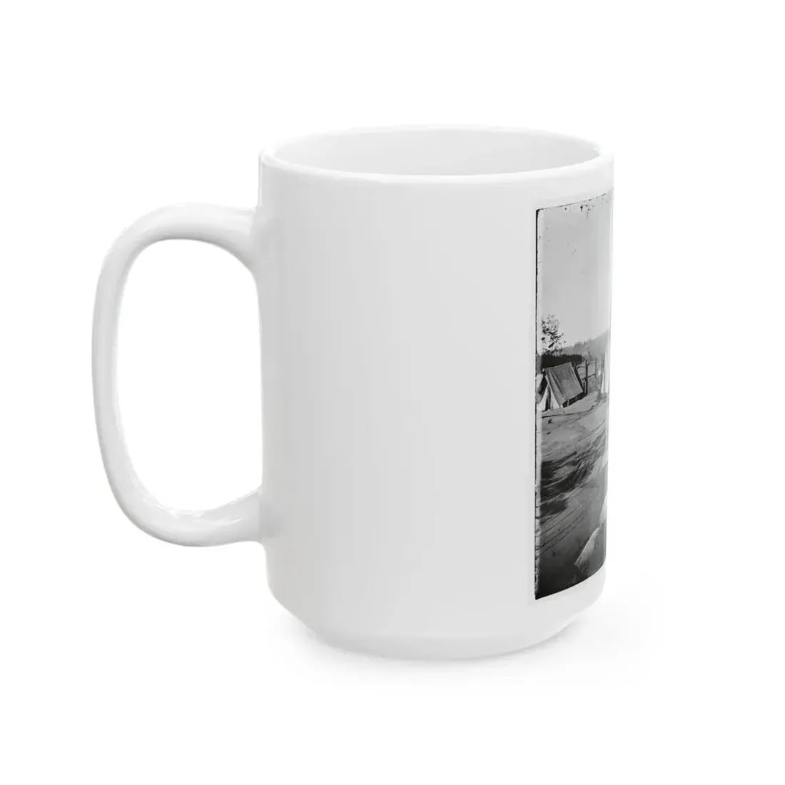 Atlanta, Georgia. Confederate Fort In Front Of Atlanta-3 (U.S. Civil War) White Coffee Mug - Go Mug Yourself