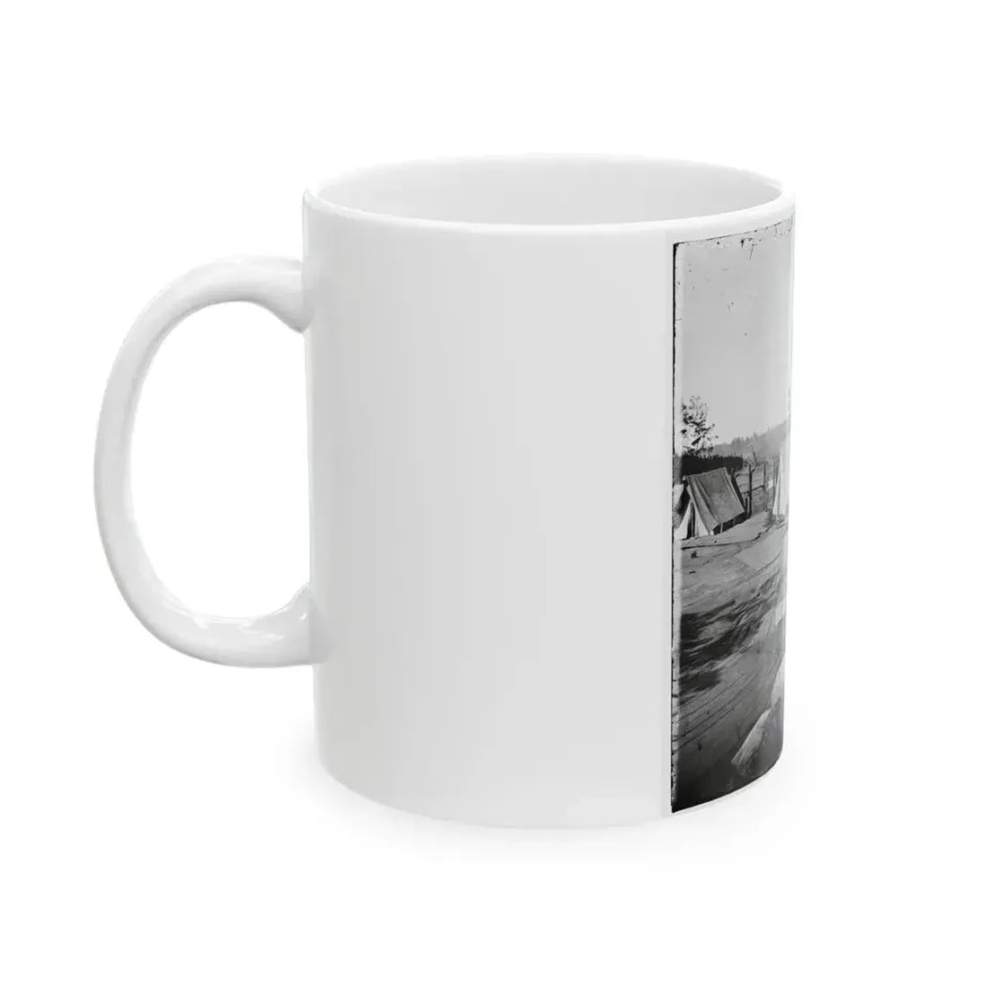 Atlanta, Georgia. Confederate Fort In Front Of Atlanta-3 (U.S. Civil War) White Coffee Mug - Go Mug Yourself