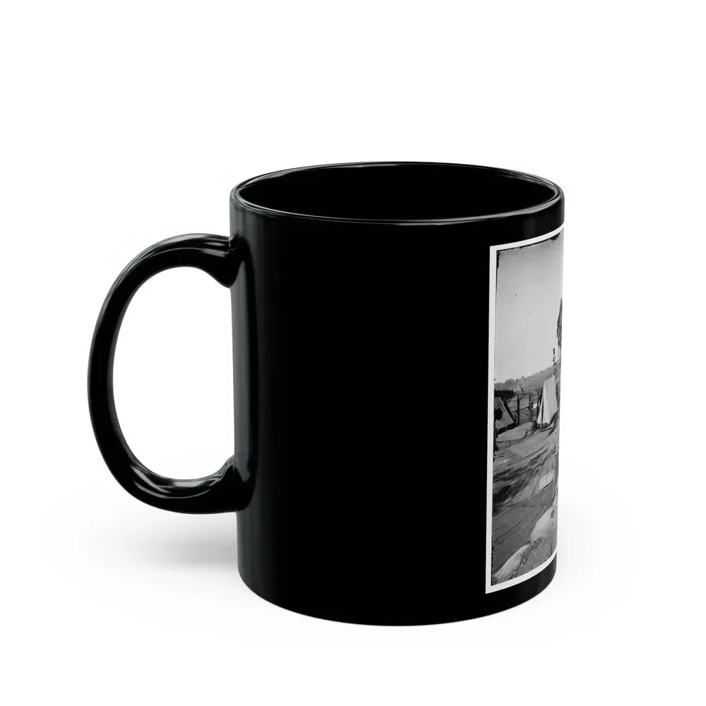 Atlanta, Georgia. Confederate Fort In Front Of Atlanta (U.S. Civil War) Black Coffee Mug - Go Mug Yourself