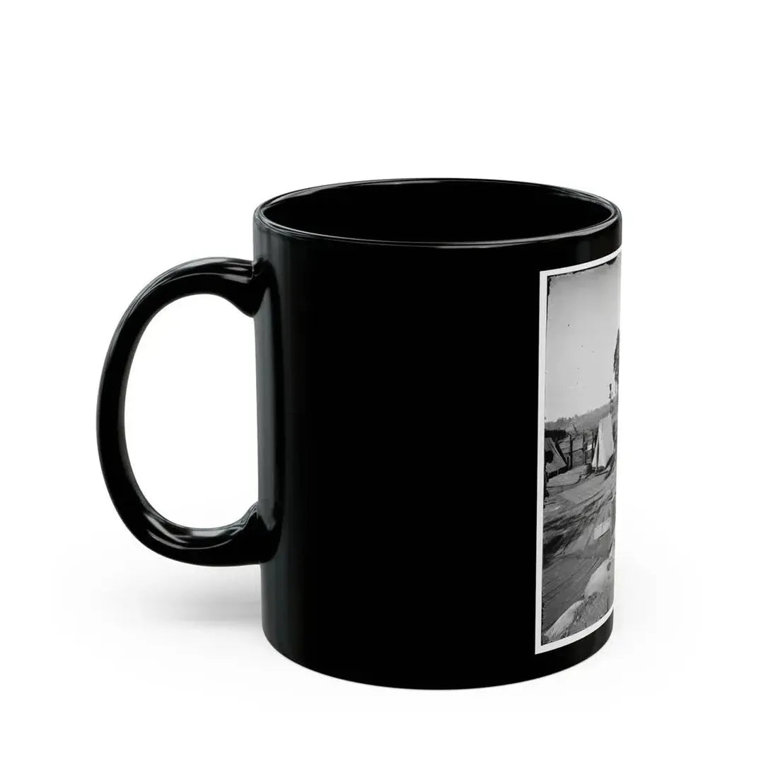 Atlanta, Georgia. Confederate Fort In Front Of Atlanta (U.S. Civil War) Black Coffee Mug - Go Mug Yourself