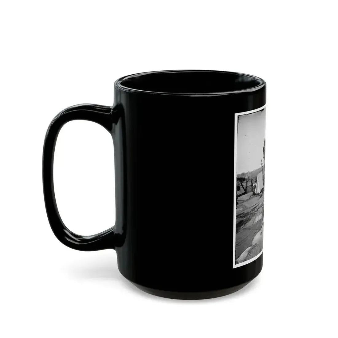 Atlanta, Georgia. Confederate Fort In Front Of Atlanta (U.S. Civil War) Black Coffee Mug - Go Mug Yourself