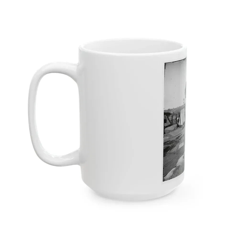 Atlanta, Georgia. Confederate Fort In Front Of Atlanta (U.S. Civil War) White Coffee Mug - Go Mug Yourself