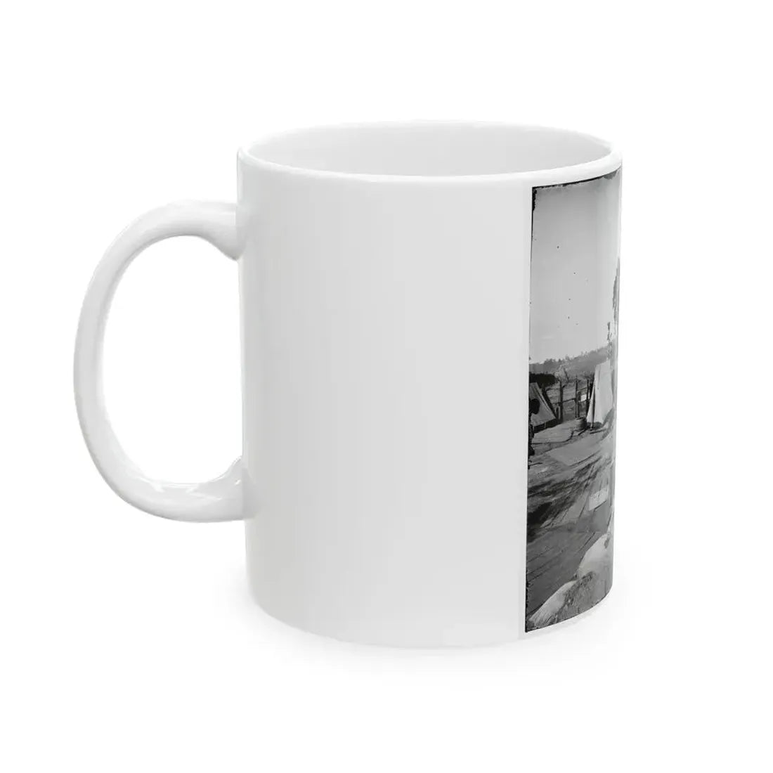 Atlanta, Georgia. Confederate Fort In Front Of Atlanta (U.S. Civil War) White Coffee Mug - Go Mug Yourself