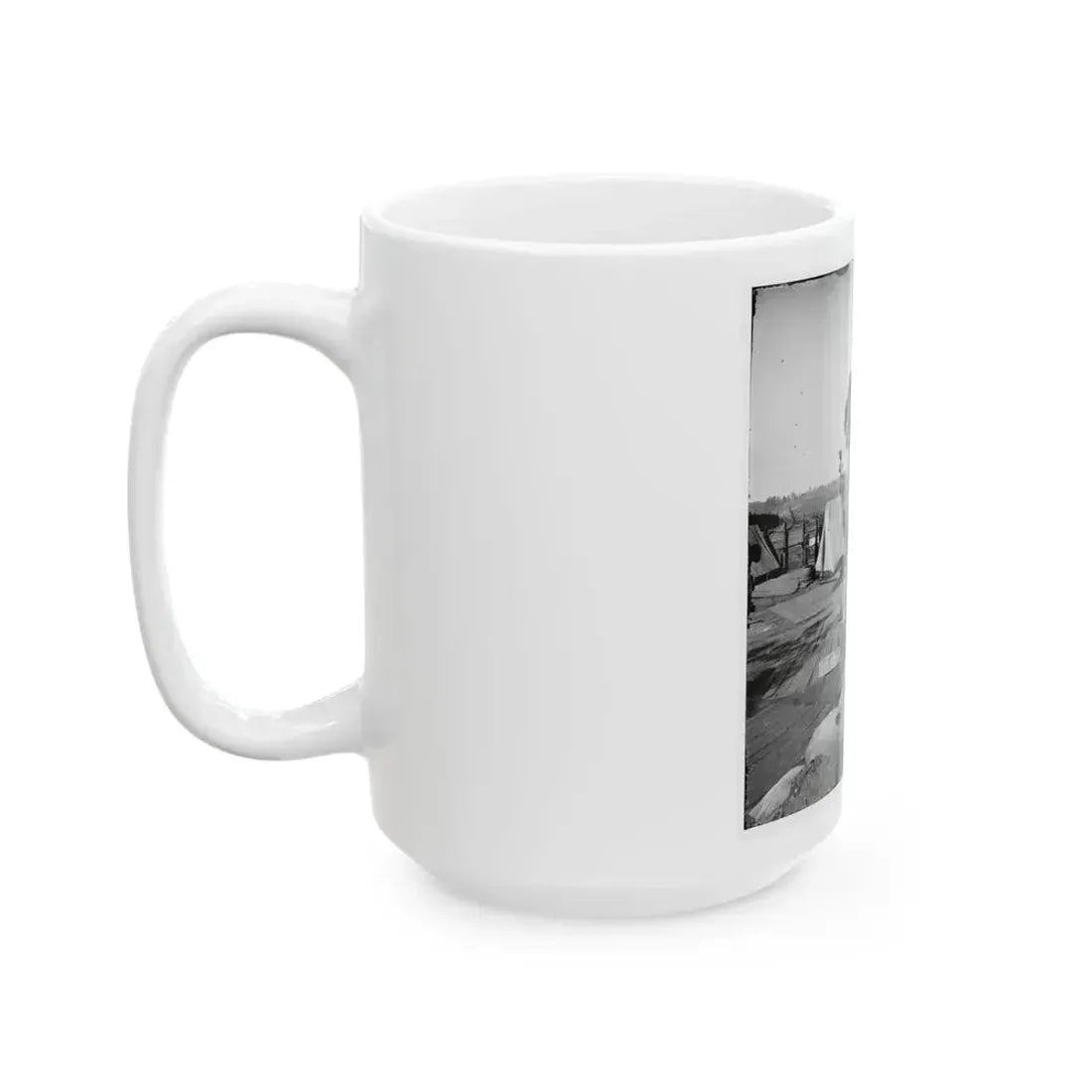 Atlanta, Georgia. Confederate Fort In Front Of Atlanta (U.S. Civil War) White Coffee Mug - Go Mug Yourself