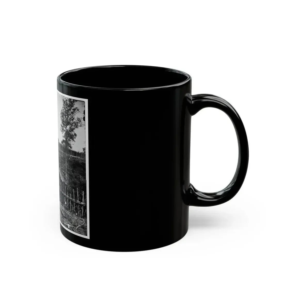 Atlanta, Georgia. Confederate Fortifications(2) (U.S. Civil War) Black Coffee Mug - Go Mug Yourself