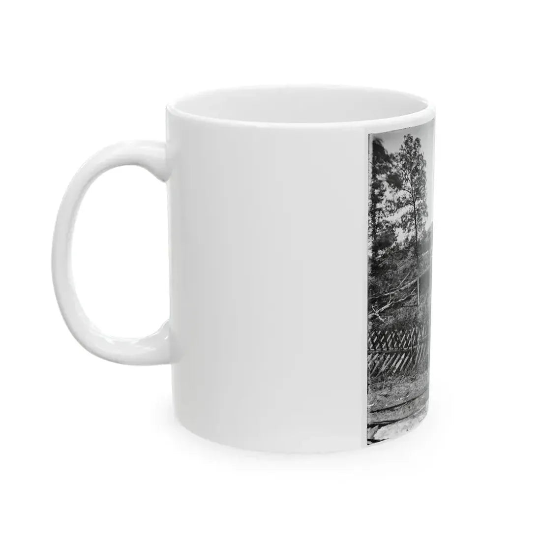Atlanta, Georgia. Confederate Fortifications(2) (U.S. Civil War) White Coffee Mug - Go Mug Yourself