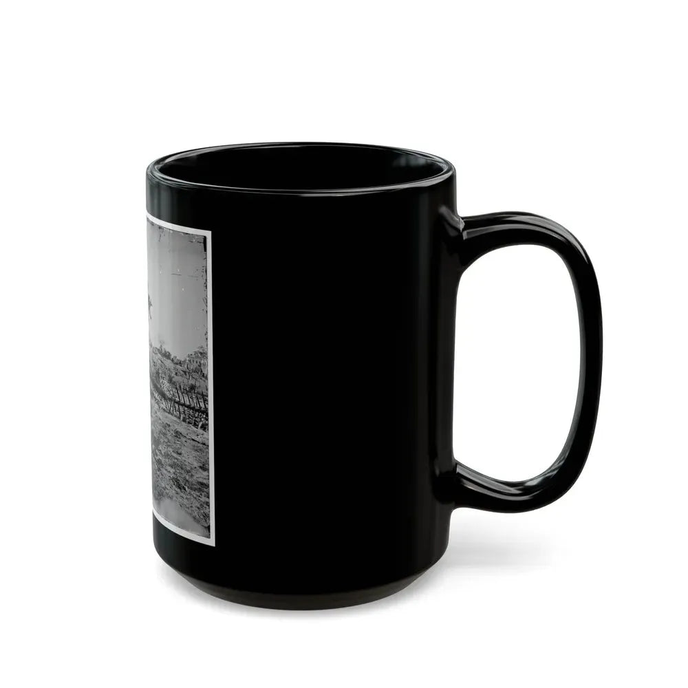 Atlanta, Georgia. Confederate Fortifications (Shown Is George N. Barnard, Photographer And His Dark Room) (U.S. Civil War) Black Coffee Mug - Go Mug Yourself