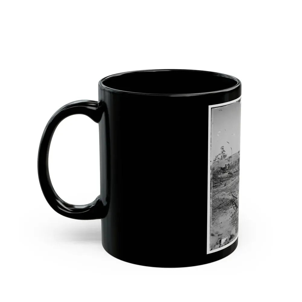 Atlanta, Georgia. Confederate Fortifications (Shown Is George N. Barnard, Photographer And His Dark Room) (U.S. Civil War) Black Coffee Mug - Go Mug Yourself